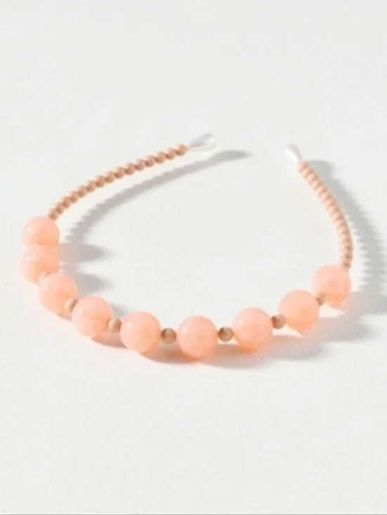 Anthropologie Mermaid Bubble Headband ~ Pink
