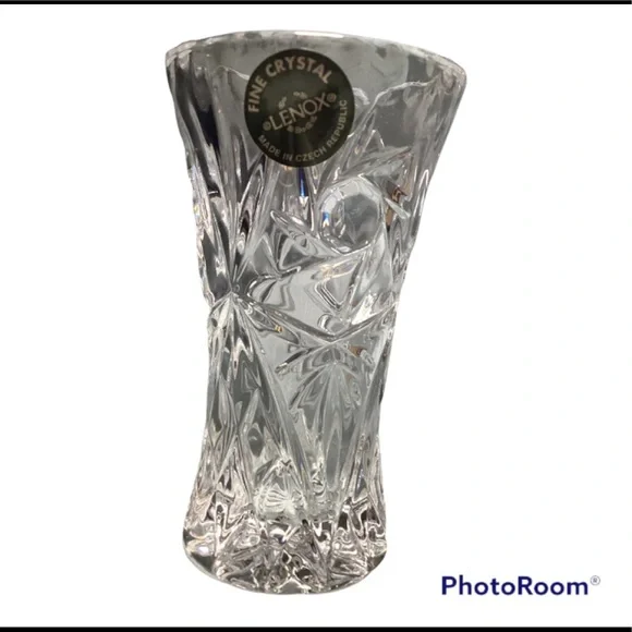 Lenox CRYSTAL STAR Vase 4-inch with Certificate, Czech Republic, New in box