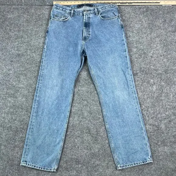 Nautica Jeans Mens‎ 33x32 Blue Relaxed Fit Straight Leg Classic Denim Casual