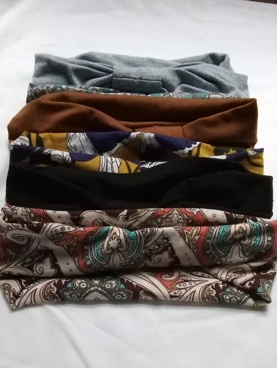 Assorted Women’s Knotted Fabric Headband Set