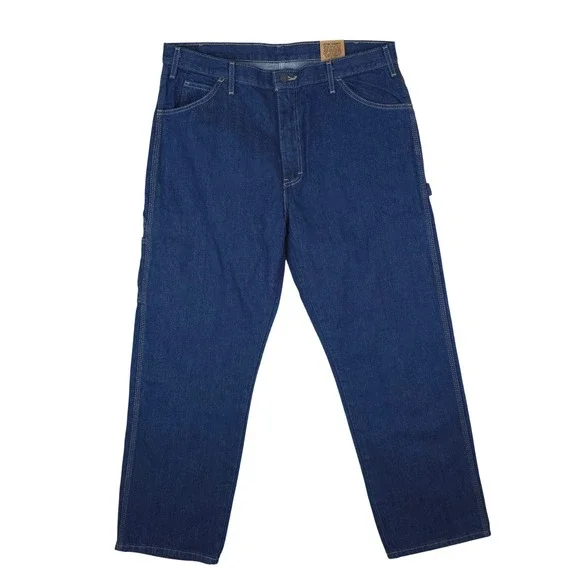 Dickies Carpenter Jeans Mens 38x30 Blue Relaxed Fit Workwear‎ Utility Y2K Skater