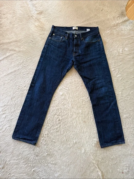 Straight Fit Men's Dark Indigo Jeans