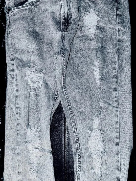 Empyre Slim Ripped Light Wash Men's Jeans