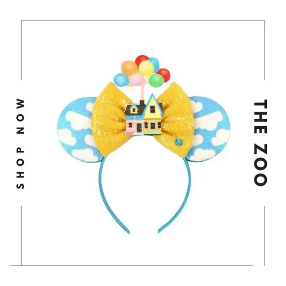 Headband with‎ Mouse Ears Up