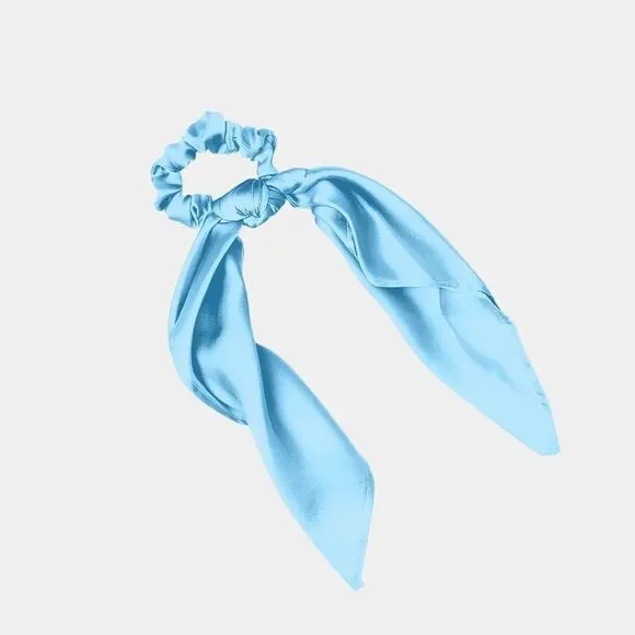 Elegant Blue Hair Scrunchie K73