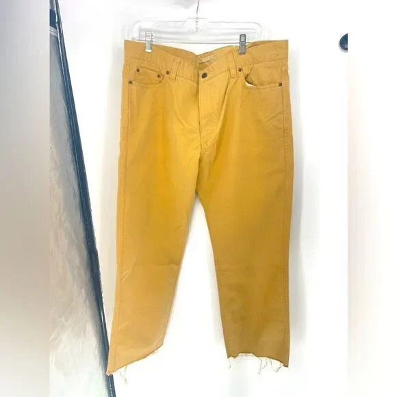 L.L.‎ Bean men's standard fit tan color jeans size 38 x 28