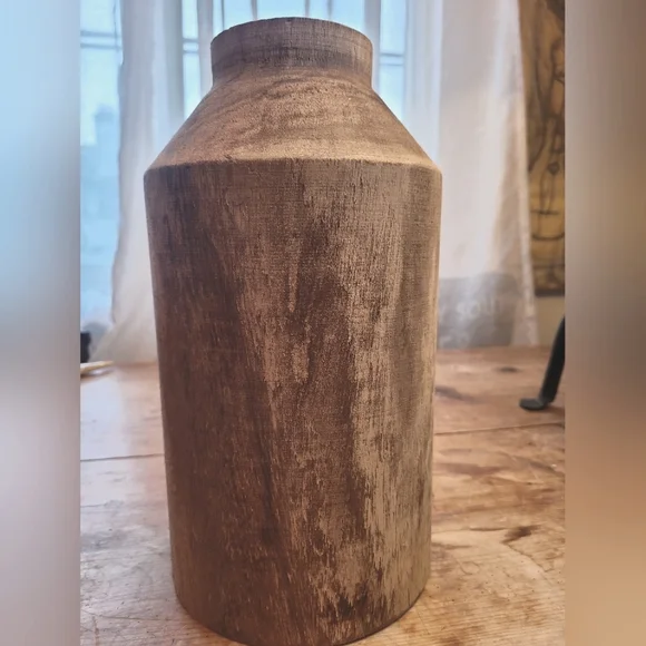 Studio McGee Large Wood Vase