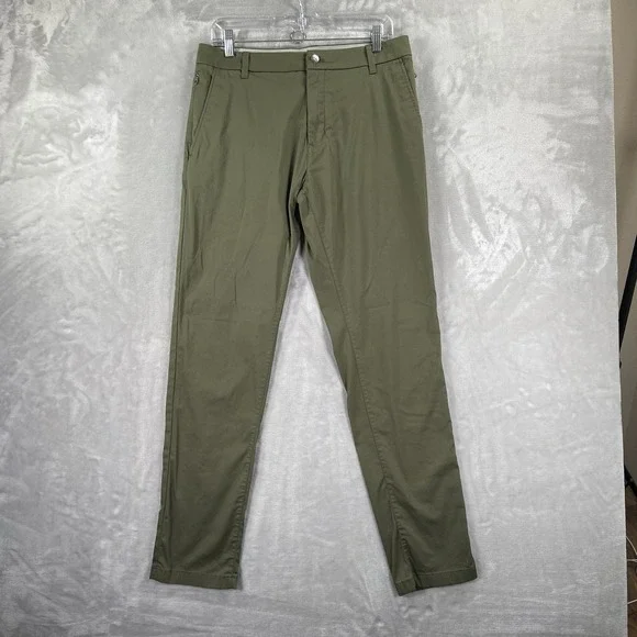 Birddogs Pants Mens 32x31 Lined Performance Chino Classic Fit Stretch Minimal