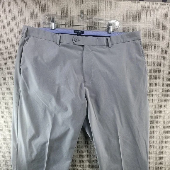 Peter Millar Pants Mens 43x32 Gray Crown‎ Crafted Chino Golf Casual Flat Front