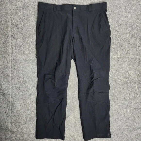 Columbia Omni Shield Advanced Repellancy Hiking Pants Men 42x30‎ Black Outdoor