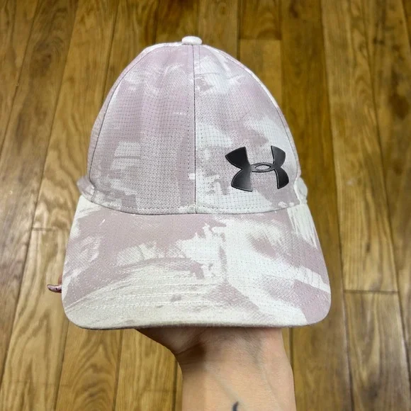 Under Armour Pink Tie Dye Baseball Cap Adjustable Classic Fit Sporty‎