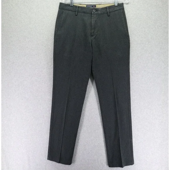 Dockers Pants Mens 30x32 Slim Fit Signature Khaki Flex‎ Comfort Flat Front Gray
