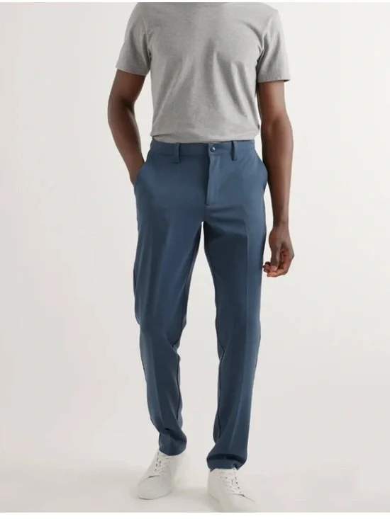 Quince Men’s Smart Chino Ultra Stretch 24/7 Pants In Ocean Size 36x28 Casual Biz