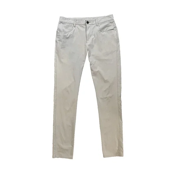 Vuori Pants Mens 30 Grey Meta Athletic Slim Fit Moisture Wicking Performance