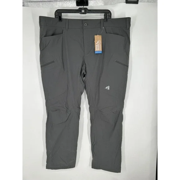 Eddie Bauer Guide Pants Mens 44x34 Chino First‎ Ascent Fleece Lined Hiking Cargo