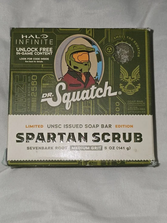 Spartan Scrub UNSC Issued Soap Bar - Green