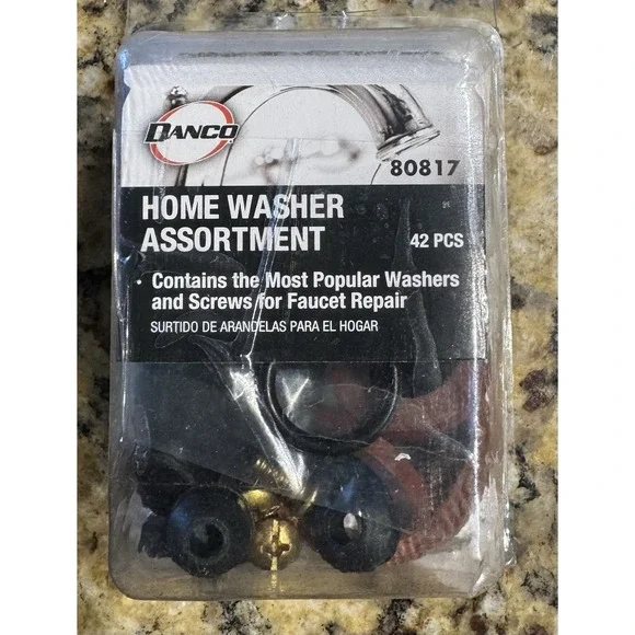 Danco 80817 Faucet Repair Washer Assortment Kit 42pc w/ O-Rings & Screws