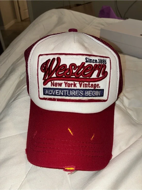 Princess Polly Western New York Vintage 'Adventures Begin' Trucker Hat