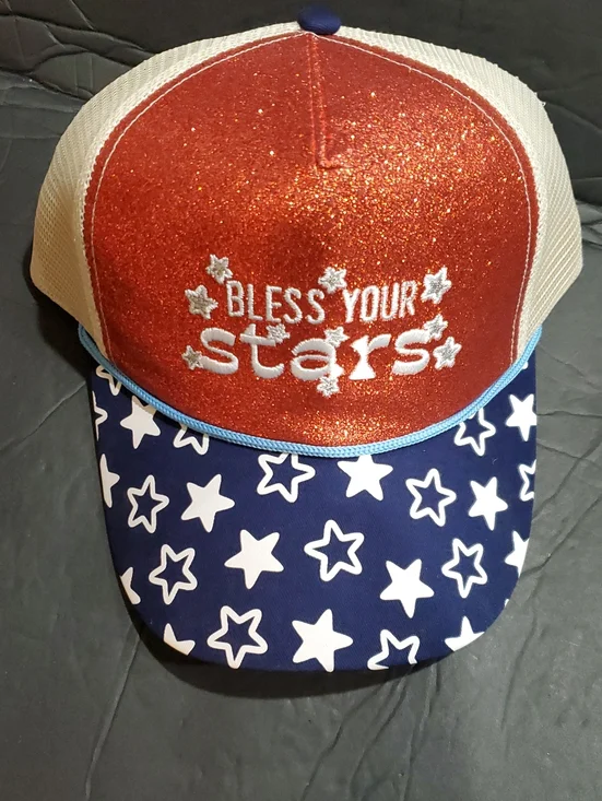 Patriotic red shimmery 