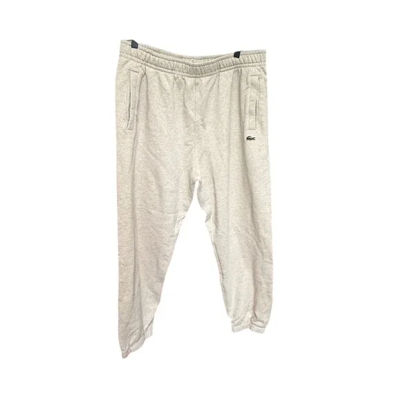 Lacoste Sweatpants French Sportswear Joggers‎ L Excellent Relaxed Fit Logo