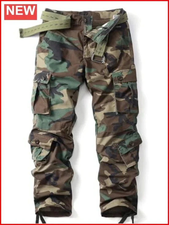 Ripstop Cargo Pants Men's Wild Army BDU Tactical Outdoor Trousers 8 Pockets