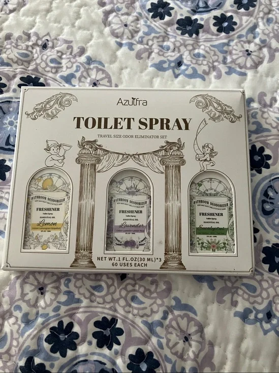 Bathroom Deodorizer Freshener - Lavender, Lemon & Eucalyptus (Set) Travel size