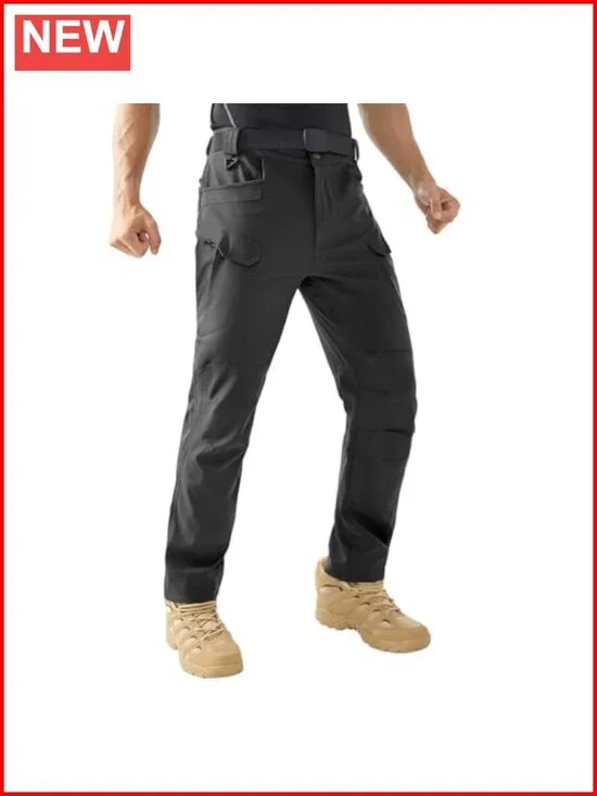 Men's Cargo Hiking Pants Tactical Work Utility Trousers 10 Pockets