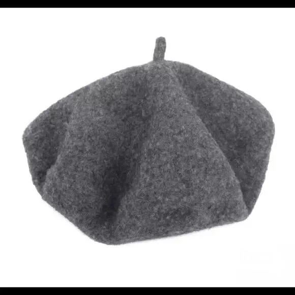 LIGHTWEIGHT WOOL BERET, NWT‎