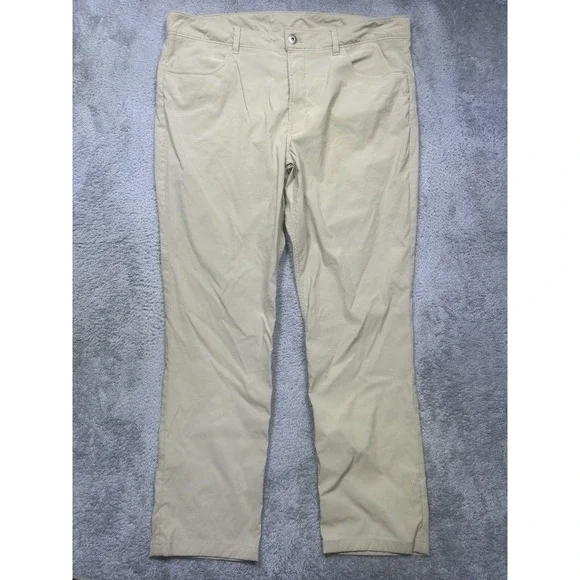 The North Face Pants Men's 40x29 Beige Sprag 5 Pocket Stretch Hiking‎ Trousers