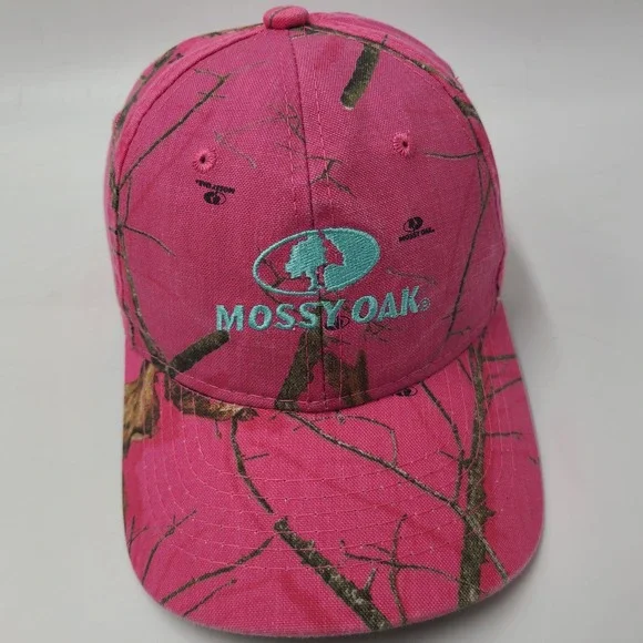Women Mossy Oak Hat Adjustable Pink Camo‎ Hunt Fish Outdoors Tree Branch Print