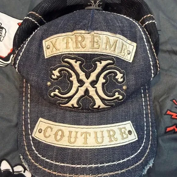 Xtreme-couture Women's Navy and Blue Hat