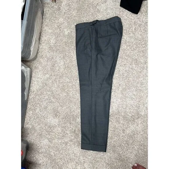 H&M Mens Slim Fit Trouser Work Career Suit Pants US 33 R