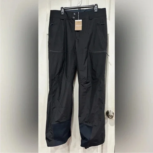 Patagonia Men's XXL Powder Town Ski Pants Regular Black NWT Snowboard