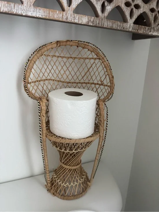 Mini Wicker boho chair - Natural