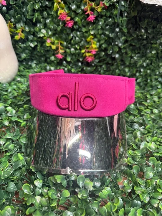 Alo Pink Clear Visor