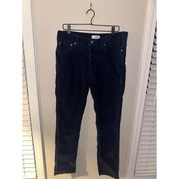 Spoke Blue Corduroy Cord Fives Build A 36 Pants Mens