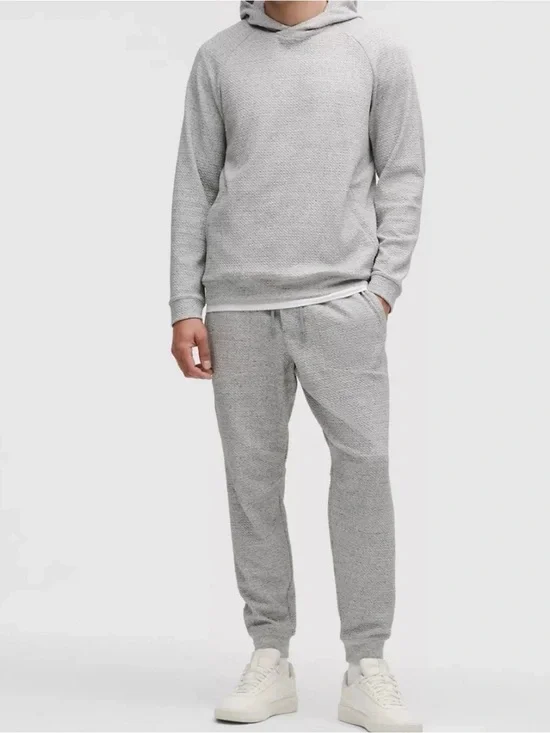 Lululemon athletica SET - Hoodie and pants/ joggers Heathered Gray- Mens size XS