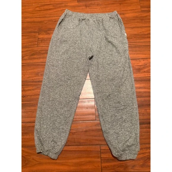 Vuori Mens Grey Heather Performance Jogger Sweatpants Size Large Elastic Waist