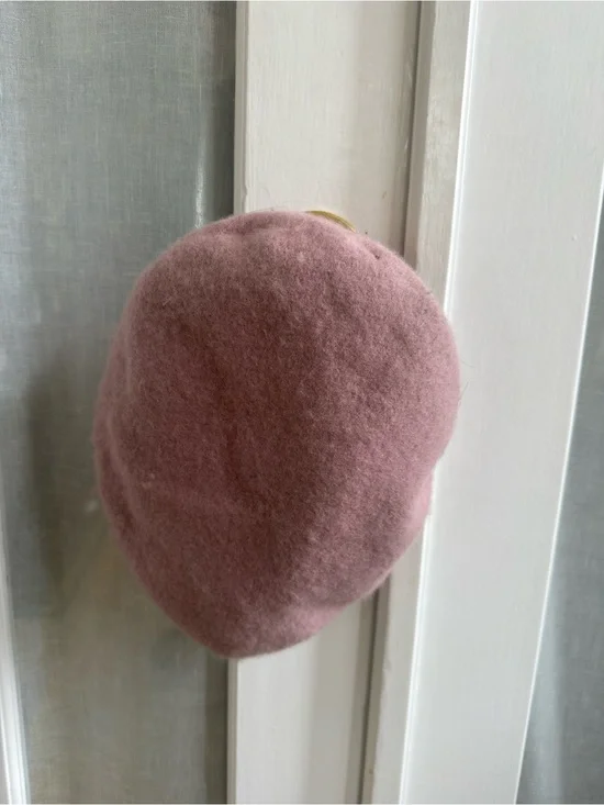 Wyeth, Anthropologie Women’s Soft Pink Wool Beret