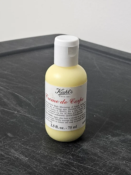 Kiehl's Crème de Corps Travel Lotion - Pale Yellow Bottle