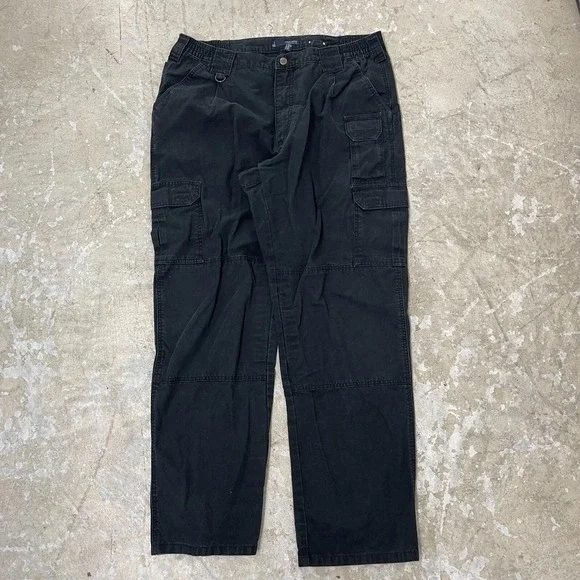 5.11‎ Tactical Series Cargo Pants Men's Size 38x34 Black Style #74251 Pockets