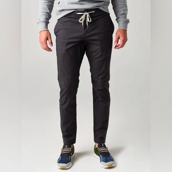 Vuori Black/Dark grey Ripstop Outdoor Athletic Pants - Men's Small