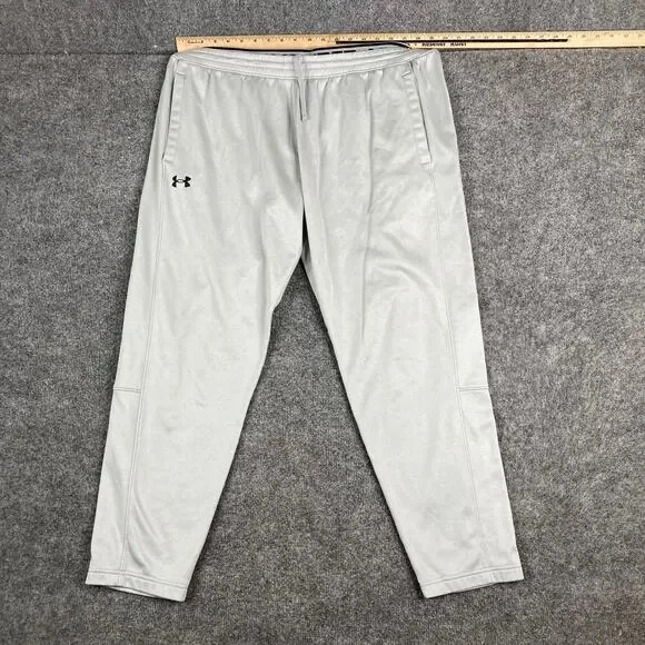 Under Armour ColdGear Pants Mens XXL Gray Fleece Lined Joggers‎ Loose Fit