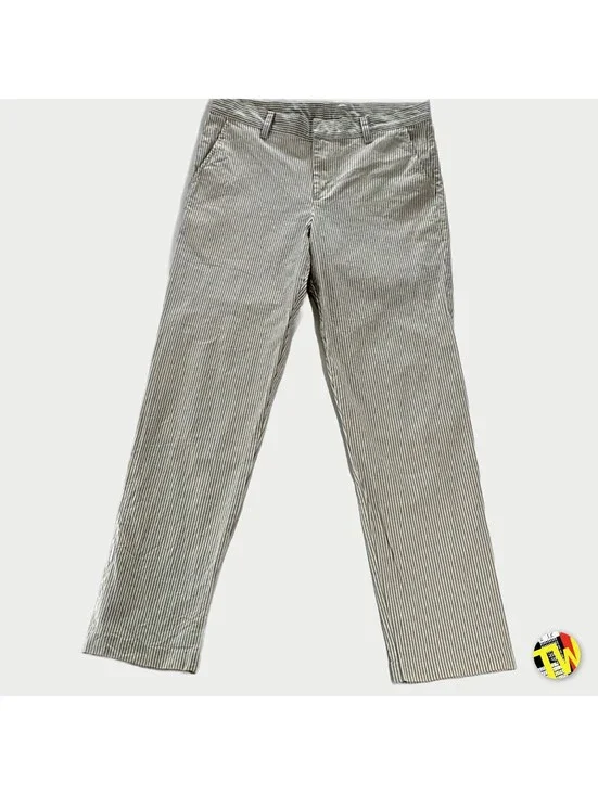 Y2K American Apparel Hickory Stripe Pants Made in USA High