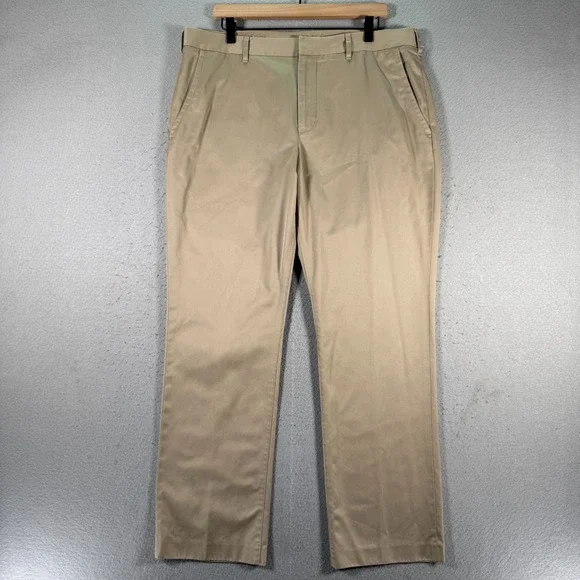 Bonobos Wednesday‎ Khaki Pants Mens 36x30 Straight Fit Beige Comfort Classic