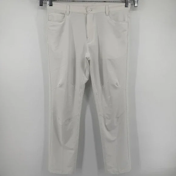 IZOD Golf Pants Mens 34x32 White Z-Series Performance‎ Stretch 5-Pocket Straight