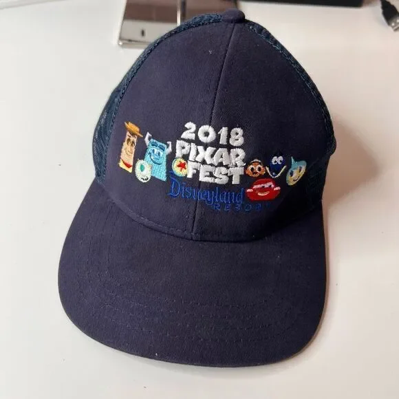 Pixar Disneyland resort embroidered characters hat