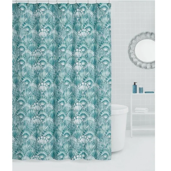 Lavender and Sage Scallop 16-Pc. Bathroom Accessory Sets - Teal