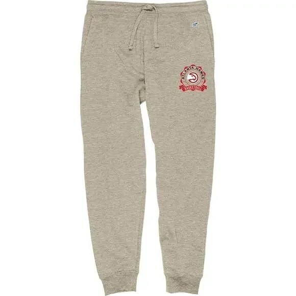 NEW Blue 84 NBA Atlanta Hawks Men's 2X Licensed Sweatpants Jogger Oatmeal