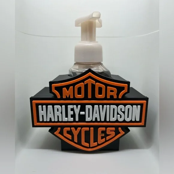 Custom design - Harley Davidson bath and body works soap holder
